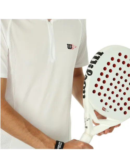 Camiseta Wilson Series Seamless Zip Henley 2.0 | Ofertas de pádel